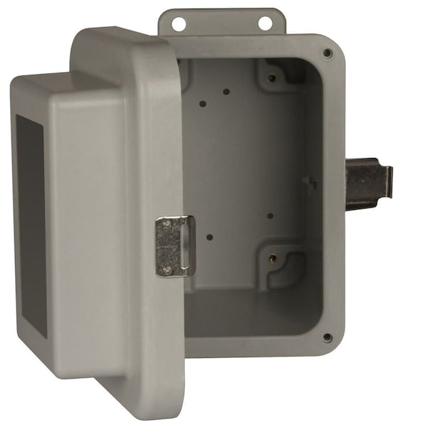 Quick Release Padlock Latch Electrical Enclosures, 6 in H, 5 in D, 4 in W, NEMA 4X, Fiberglass